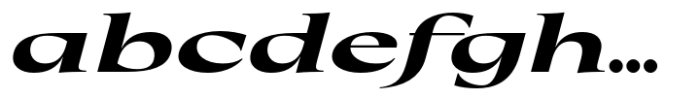 Eternal Collection Wide Extra Bold Italic FONT