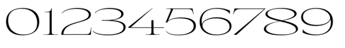 Eternal Collection Wide Extra Light Font OTHER CHARS