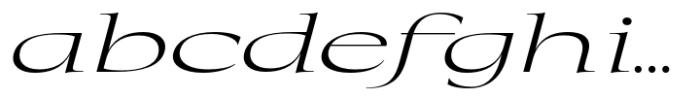 Eternal Collection Wide Light Italic FONT