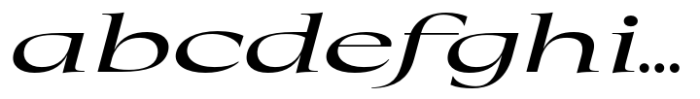 Eternal Collection Wide Medium Italic FONT