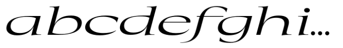 Eternal Collection Wide Regular Italic FONT
