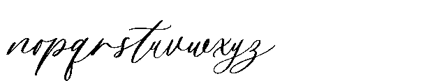 Eternal Melody Script Font LOWERCASE