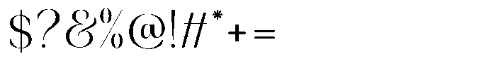 Eternal Melody Serif Font OTHER CHARS
