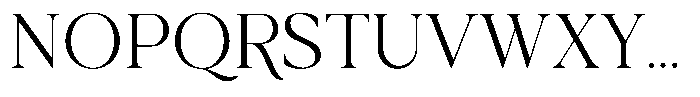 Eternal Melody Serif Font LOWERCASE