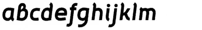 Etewut Sans Bold Italic Rough Font LOWERCASE