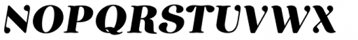 Etewut Serif Bold Italic Font UPPERCASE