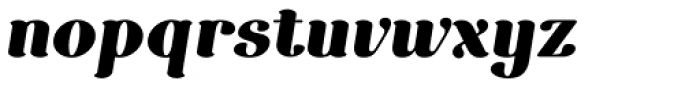 Etewut Serif Bold Italic Font LOWERCASE
