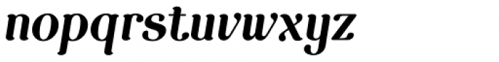 Etewut Serif Italic Font LOWERCASE
