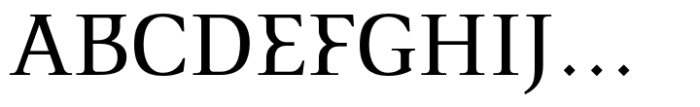 Ethereum Std Regular Font UPPERCASE