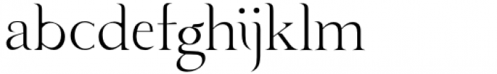 Ethery Regular Font LOWERCASE