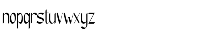 Ethic Symphony Regular Font LOWERCASE