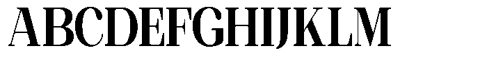 Ethically Serif Black Condensed Font UPPERCASE