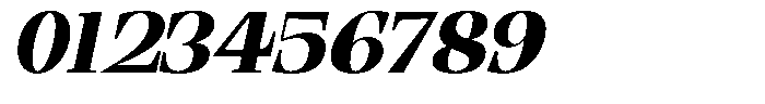 Ethically Serif Black Expanded Slanted Font OTHER CHARS