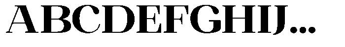 Ethically Serif Black Expanded Font UPPERCASE