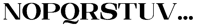 Ethically Serif Black Expanded Font UPPERCASE