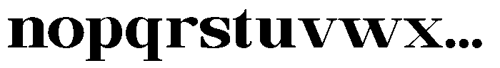 Ethically Serif Black Expanded Font LOWERCASE