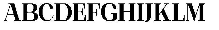 Ethically Serif Black Semi Condensed Font UPPERCASE