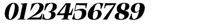 Ethically Serif Black Semi Expanded Slanted Font OTHER CHARS