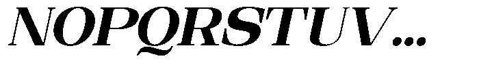 Ethically Serif Black Slanted Font UPPERCASE