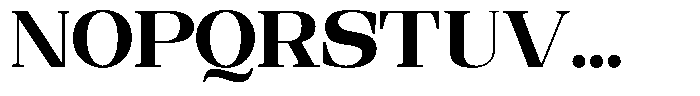 Ethically Serif Black Font UPPERCASE
