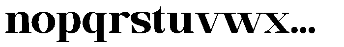 Ethically Serif Black Font LOWERCASE