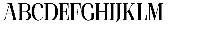 Ethically Serif Bold Condensed Font UPPERCASE