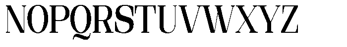 Ethically Serif Bold Condensed Font UPPERCASE