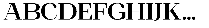 Ethically Serif Bold Expanded Font UPPERCASE
