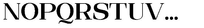 Ethically Serif Bold Expanded Font UPPERCASE
