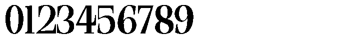 Ethically Serif Bold Semi Condensed Font OTHER CHARS