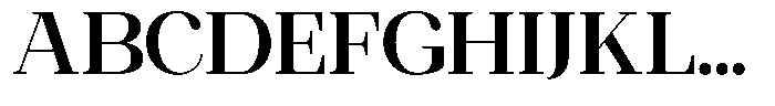 Ethically Serif Bold Font UPPERCASE