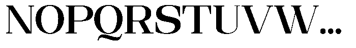 Ethically Serif Bold Font UPPERCASE