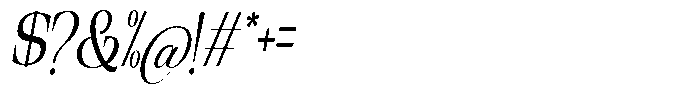 Ethically Serif Condensed Slanted Font OTHER CHARS