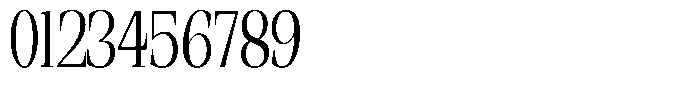 Ethically Serif Condensed Font OTHER CHARS