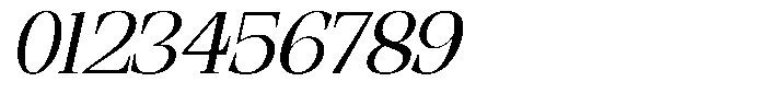 Ethically Serif Expanded Slanted Font OTHER CHARS