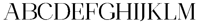 Ethically Serif Expanded Font UPPERCASE