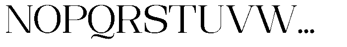 Ethically Serif Expanded Font UPPERCASE