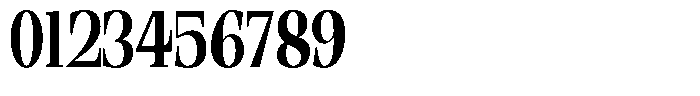Ethically Serif Extra Bold Condensed Font OTHER CHARS