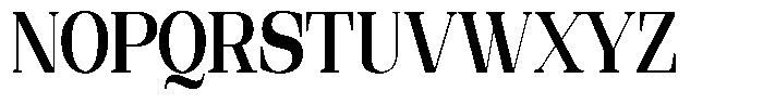 Ethically Serif Extra Bold Condensed Font UPPERCASE