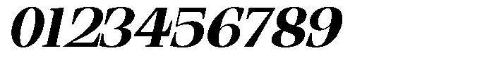 Ethically Serif Extra Bold Expanded Slanted Font OTHER CHARS