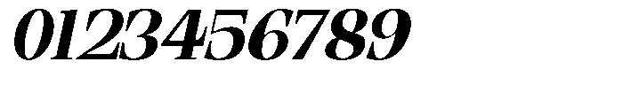 Ethically Serif Extra Bold Slanted Font OTHER CHARS