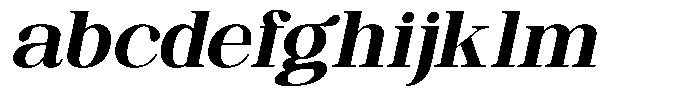 Ethically Serif Extra Bold Slanted FONT