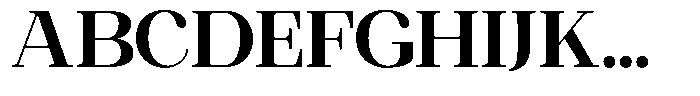 Ethically Serif Extra Bold Font UPPERCASE