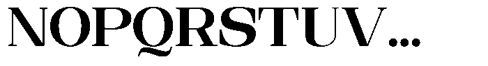 Ethically Serif Extra Bold Font UPPERCASE
