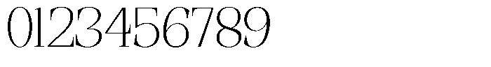 Ethically Serif Extra Light Expanded Font OTHER CHARS