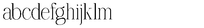 Ethically Serif Extra Light Semi Condensed FONT
