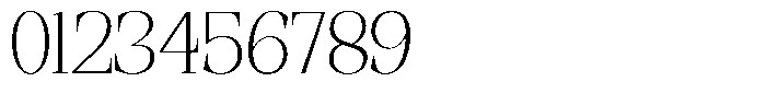 Ethically Serif Extra Light Semi Expanded Font OTHER CHARS