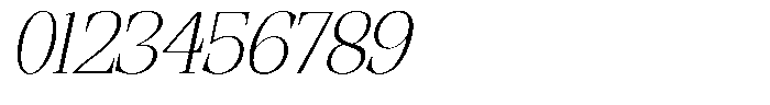 Ethically Serif Extra Light Slanted Font OTHER CHARS