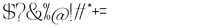 Ethically Serif Extra Light Font OTHER CHARS