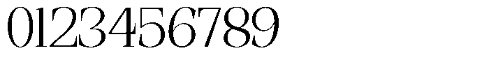 Ethically Serif Light Expanded Font OTHER CHARS